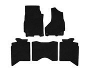 Dodge RAM (DS/DJ/D2) 2009–2024 Textiele automatten Deluxe (2013+, 5-zits, zwart) foto 1