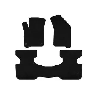 Deluxe textiele automatten voor het interieur (2011-2016, zwart) foto 1