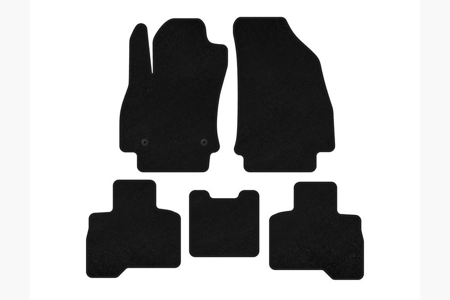 Fiat Fiorino/Qubo 2008–2024 Deluxe velours automatten (voor Qubo 2008-2016, zwart) Image