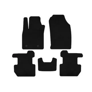 Deluxe textiel automatten (2018-2022, zwart) foto 1