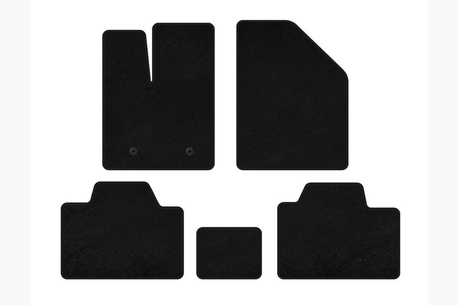 Ford Edge 2006–2014 Textiele automatten Deluxe (Zwart) Image
