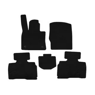 Deluxe textiele automatten (2 rijen, 7-zits, zwart) foto 1