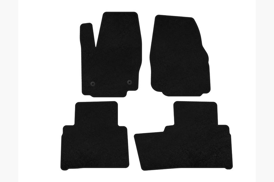 Ford Galaxy 2007–2015 Deluxe textiele vloermatten (2 rijen, zwart) Image