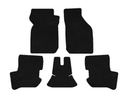 Ford Ka 1996–2008 Deluxe textielen automatten (HB, zwart) foto 1