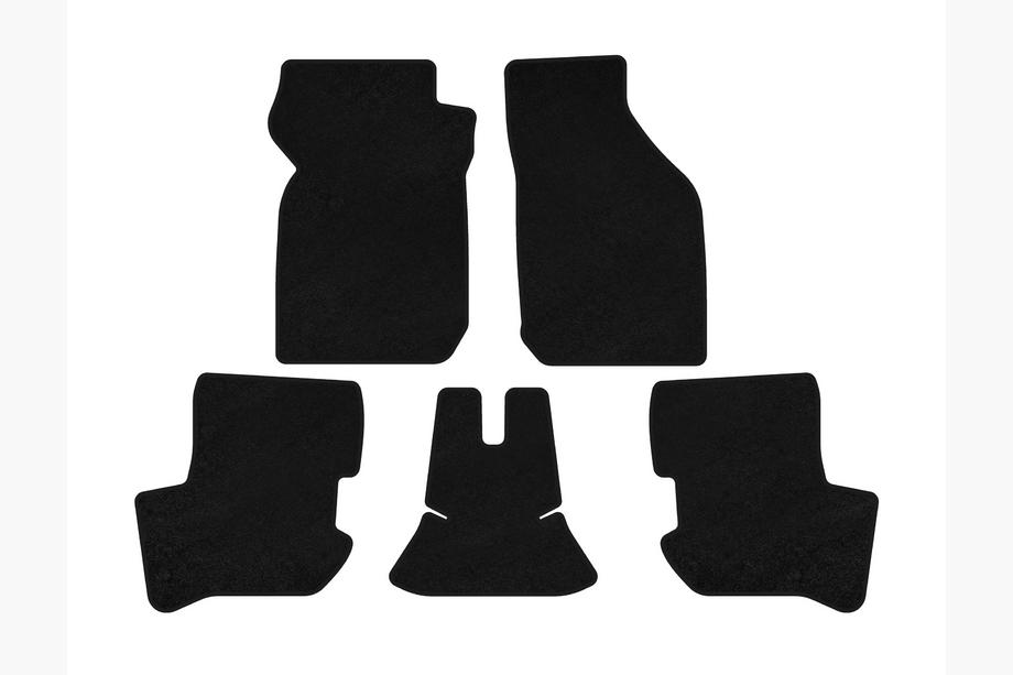 Ford Ka 1996–2008 Deluxe textielen automatten (HB, zwart) Image