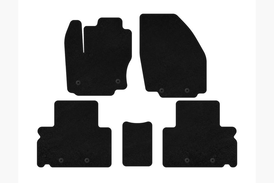 Ford S-Max 2007–2014 Textiele automatten Deluxe (Zwart) Image