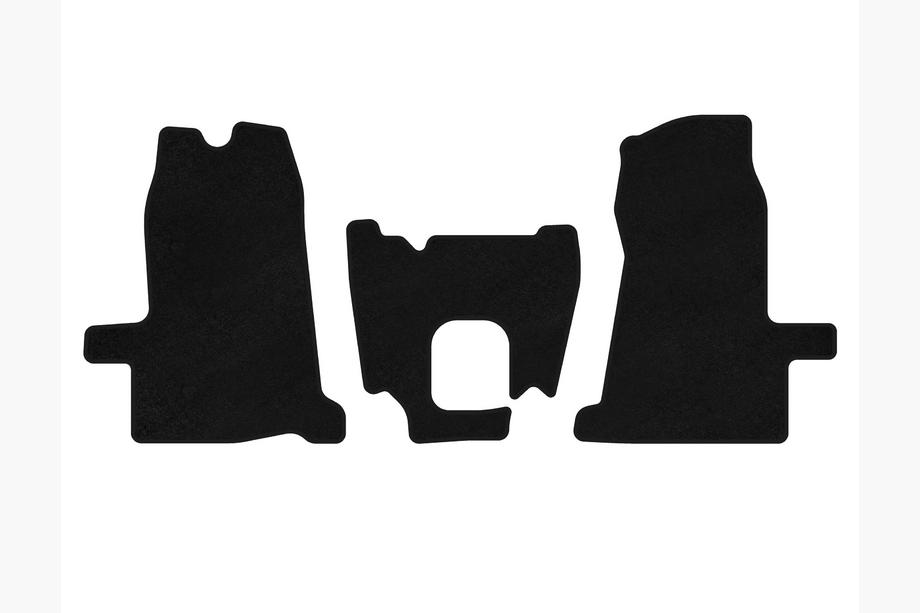 Ford Transit 2000–2014 Textielen automatten Deluxe (2000-2006, 1+1, handgeschakeld, zwart) Image