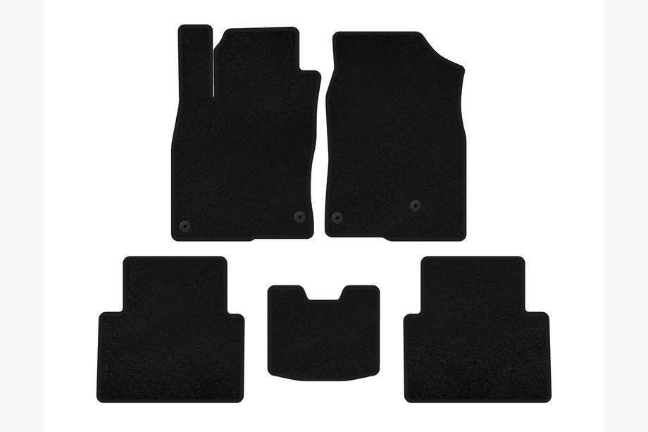 Honda Civic Sedan X 2016–2021 Textiele automatten Deluxe (SD, zwart) Image