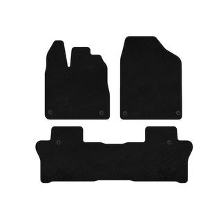 Deluxe textiele vloermatten (2 rijen, zwart) foto 1