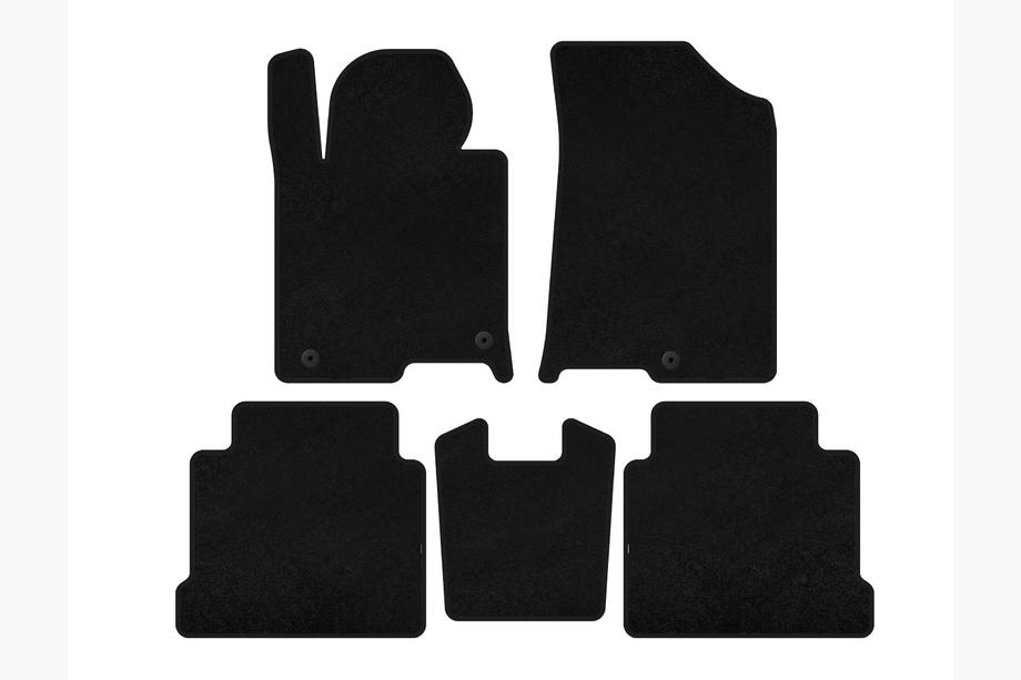 Hyundai Sonata LF 2014–2019 Deluxe textiele automatten (zwart) Image