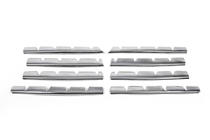 Fiat Doblo I 2005–2010 Grille sierlijsten (8-delig, RVS) foto 2