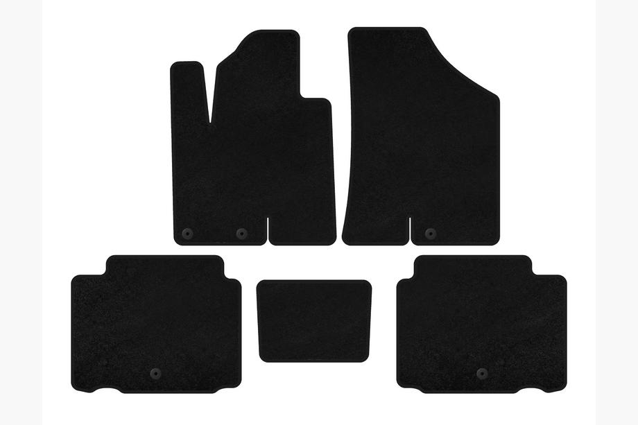 Hyundai IX55 2007–2012 Textiele automatten Deluxe (Zwart) Image