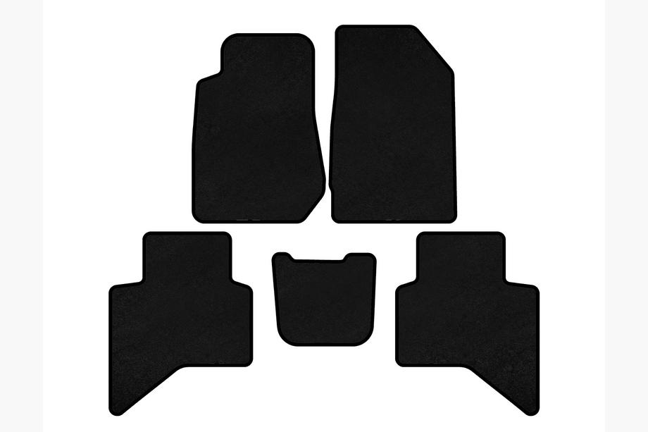 Isuzu D-Max 2019– Textiele automatten Deluxe (Zwart) Image