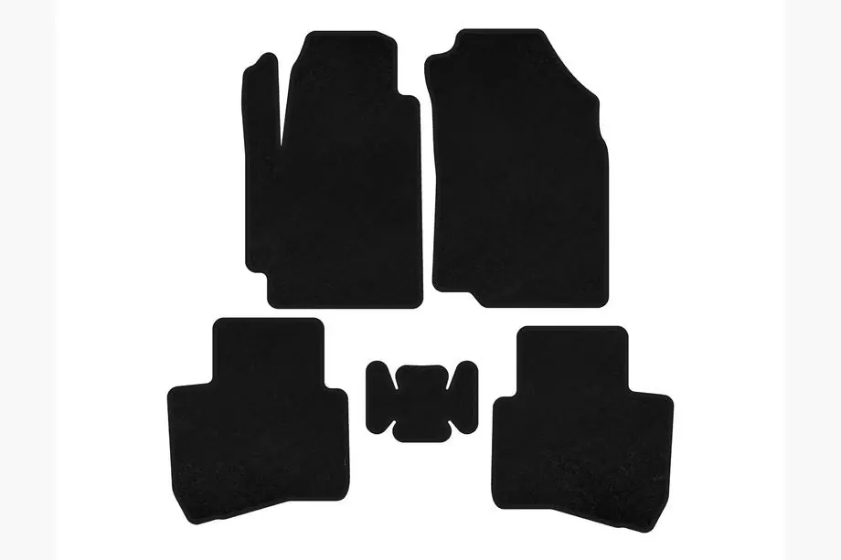 JAC S2 2014–2020 Textiele automatten Deluxe (Zwart) Image