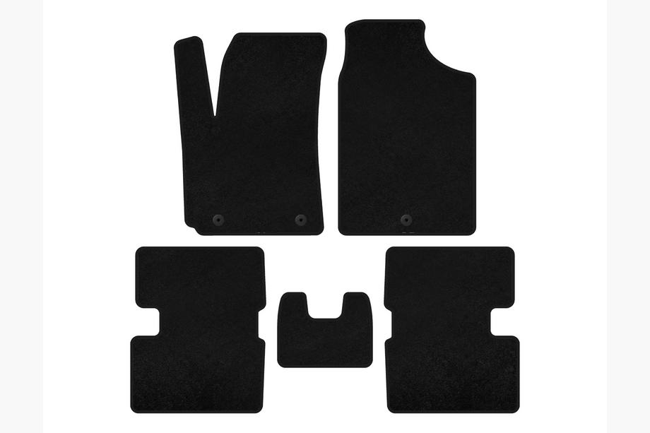 Kia Picanto 2016– Deluxe textielen automatten (HB, zwart) Image