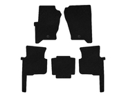 Land Rover Discovery III 2004–2009 Textiele automatten Deluxe (Zwart) foto 1