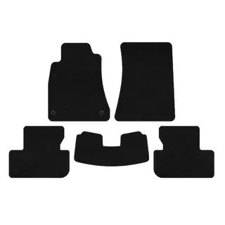 Deluxe textielen automatten (SD, geen vierwielaandrijving/2WD, zwart)
