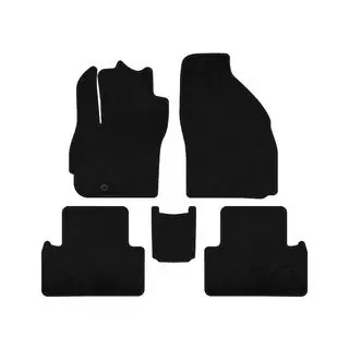 Deluxe textiele automatten (2 rijen, 7-zits, zwart) foto 1