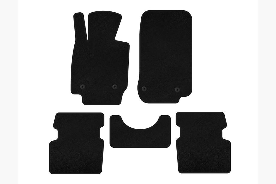 Mazda CX-3 2015– Deluxe textielen vloermatten (2015-2018, vierwielaandrijving, zwart) Image