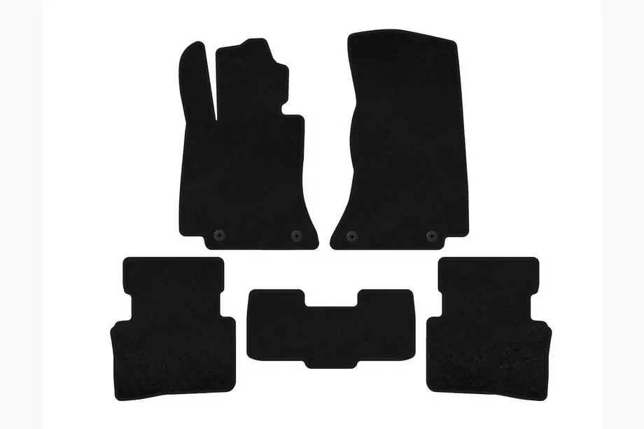 Mercedes C-klasse W206 2022– Textiele automatten Deluxe (SD, zwart) Image