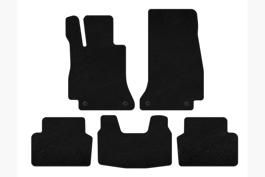 Mercedes E-class W213 2016–2023 Textiele automatten Deluxe (SD, zwart) Image
