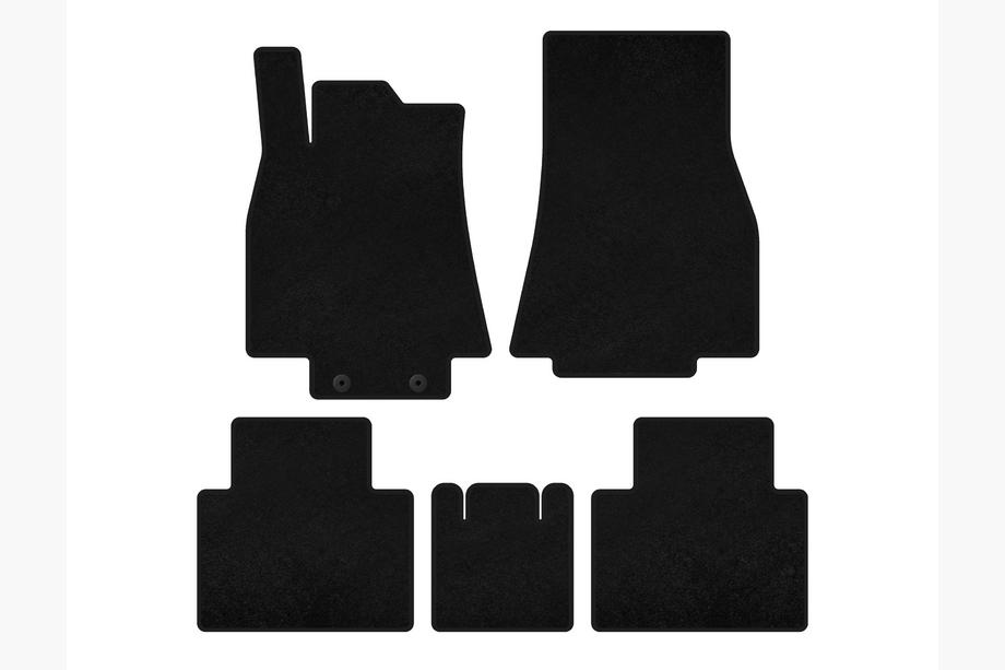 Mercedes B-Klasse W245 2005–2011 Textiele automatten Deluxe (Zwart) Image