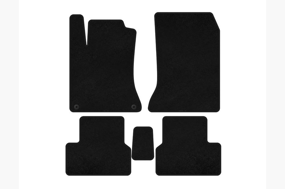 Mercedes B-klasse W246 2011–2018 Deluxe textiel automatten (2011-2014, zwart) Image