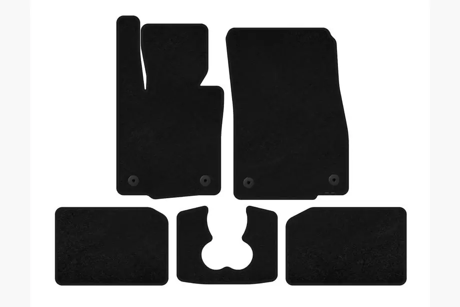 Mini Cooper F55/56/57 2014–2023 Textiel automatten Deluxe (voor S F55, 5-deurs, zwart) Foto 1