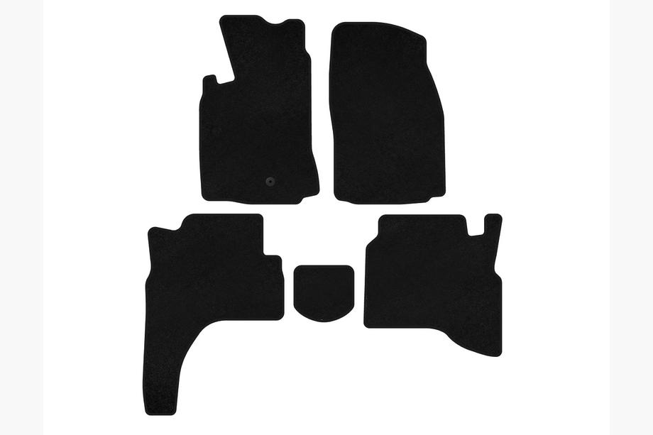 Mitsubishi Pajero Sport 1996–2007 Textiele automatten Deluxe (Zwart) Image