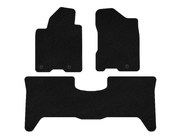 Nissan Armada 2003–2015 Deluxe textiele automatten (2 rijen, 2003-2008, zwart) foto 1