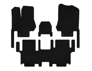 Nissan Quest 2011–2017 Textiele automatten Deluxe (7-zits, 2 rijen, zwart) foto 1