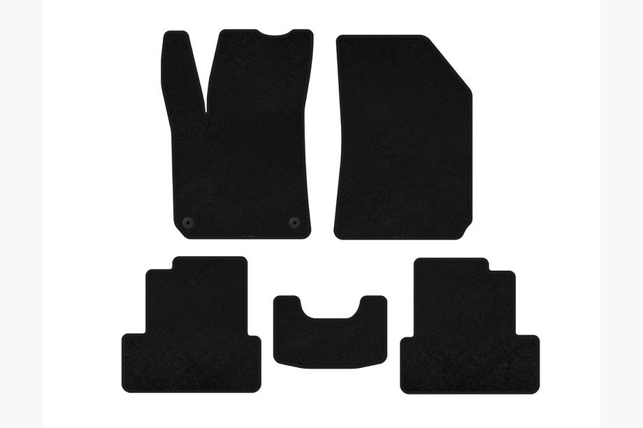 Peugeot 308 2014–2021 Textiele automatten Deluxe (Zwart) Image