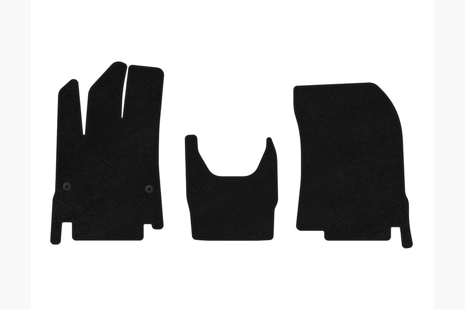 Peugeot Partner/Rifter 2019– Textiele automatten Deluxe (Zwart) Image