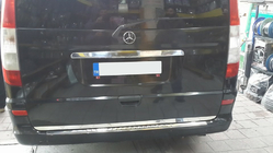 Mercedes Vito W639 2004–2014 RVS sierstrip voor kofferklep foto 3