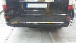 Mercedes Vito W639 2004–2014 RVS sierstrip voor kofferklep foto 4