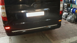 Mercedes Vito W639 2004–2014 RVS sierstrip voor kofferklep foto 7