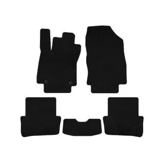 Textielmatten Deluxe (2012-2016, HB, 5-deurs, zwart) foto 1
