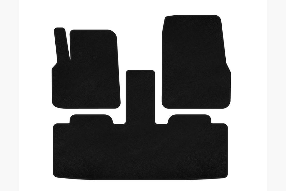 Renault Espace 2002–2014 Deluxe textiele automatten (7-zits, 2 rijen, zwart) Image