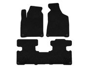 SsangYong Korando 2010–2019 Deluxe textiele automatten voor het interieur (2010-2016, zwart) foto 1