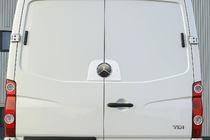 Mercedes Sprinter W906 2006–2018 RVS omlijsting achterlogo foto 1