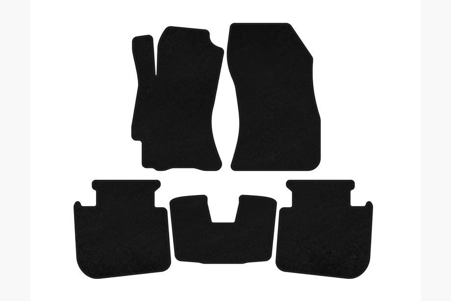 Subaru Legacy 2009–2014 Deluxe textielen automatten (2009-2013, SD, zwart) Image