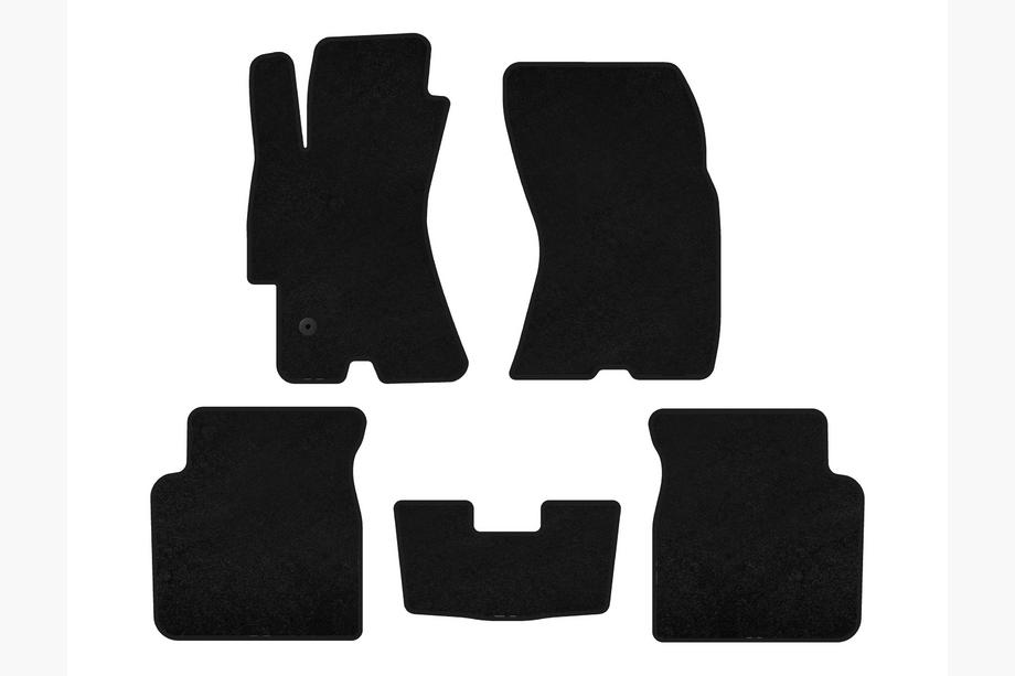 Subaru Outback 2005–2009 Textiele automatten Deluxe (Zwart) Image