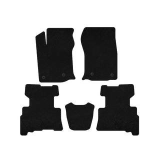 Deluxe textiele automatten (2 rijen, 2014-2024, 7-zits, zwart) foto 1