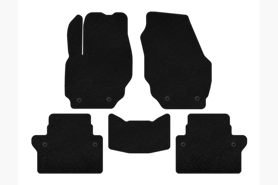 Volvo S80 2006–2016 Textiele automatten Deluxe (Zwart) Image