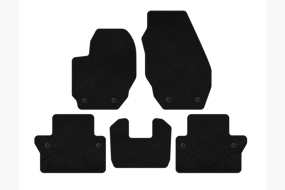 Volvo V70 2007–2013 Textiele automatten Deluxe (Zwart) Image