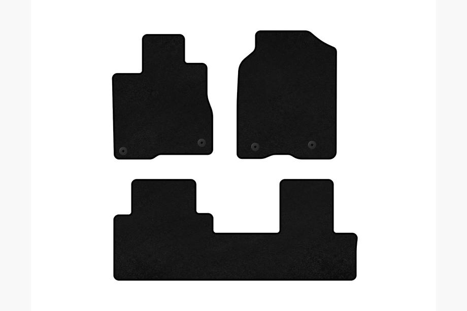 Acura MDX 2001–2006 Textiele automatten Deluxe (Zwart) Image