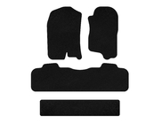 Chevrolet Tahoe 2014–2019 Velours automatten Deluxe (3 rijen, 2007-2014, zwart) foto 1