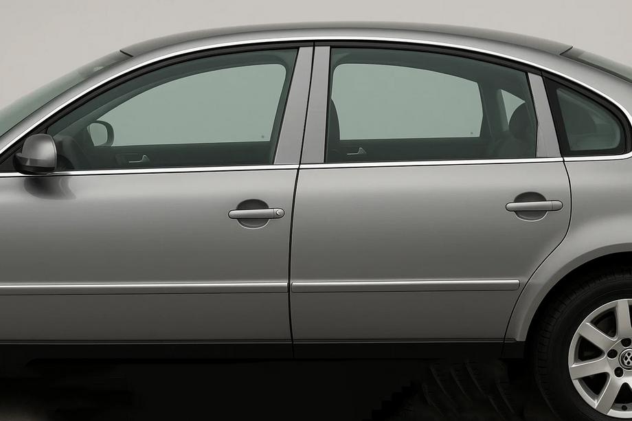 Volkswagen Passat B5 1997–2005 RVS deurstijl sierlijsten (6-delig) Image