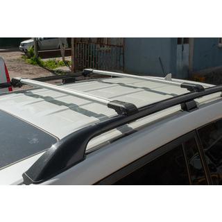 Dakdragers (dwarsdragers) voor standaard dakrails, afsluitbaar met sleutel, WingBar V1 (2 stuks) foto 1