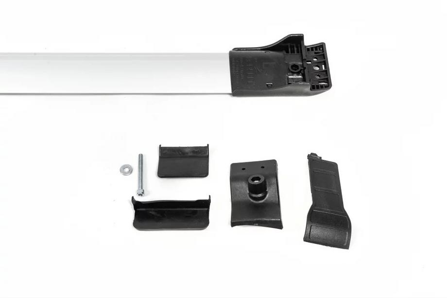 Kia Carnival 2021– Dakdragers (dwarsdragers) voor standaard dakrails, afsluitbaar met sleutel, WingBar V1 (2 stuks) tot 110 cm, zwart Foto 11
